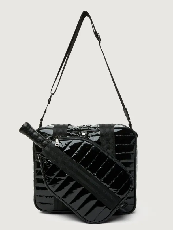 Sporty Spice Pickleball Bag - Black Patent sold by Carbon38