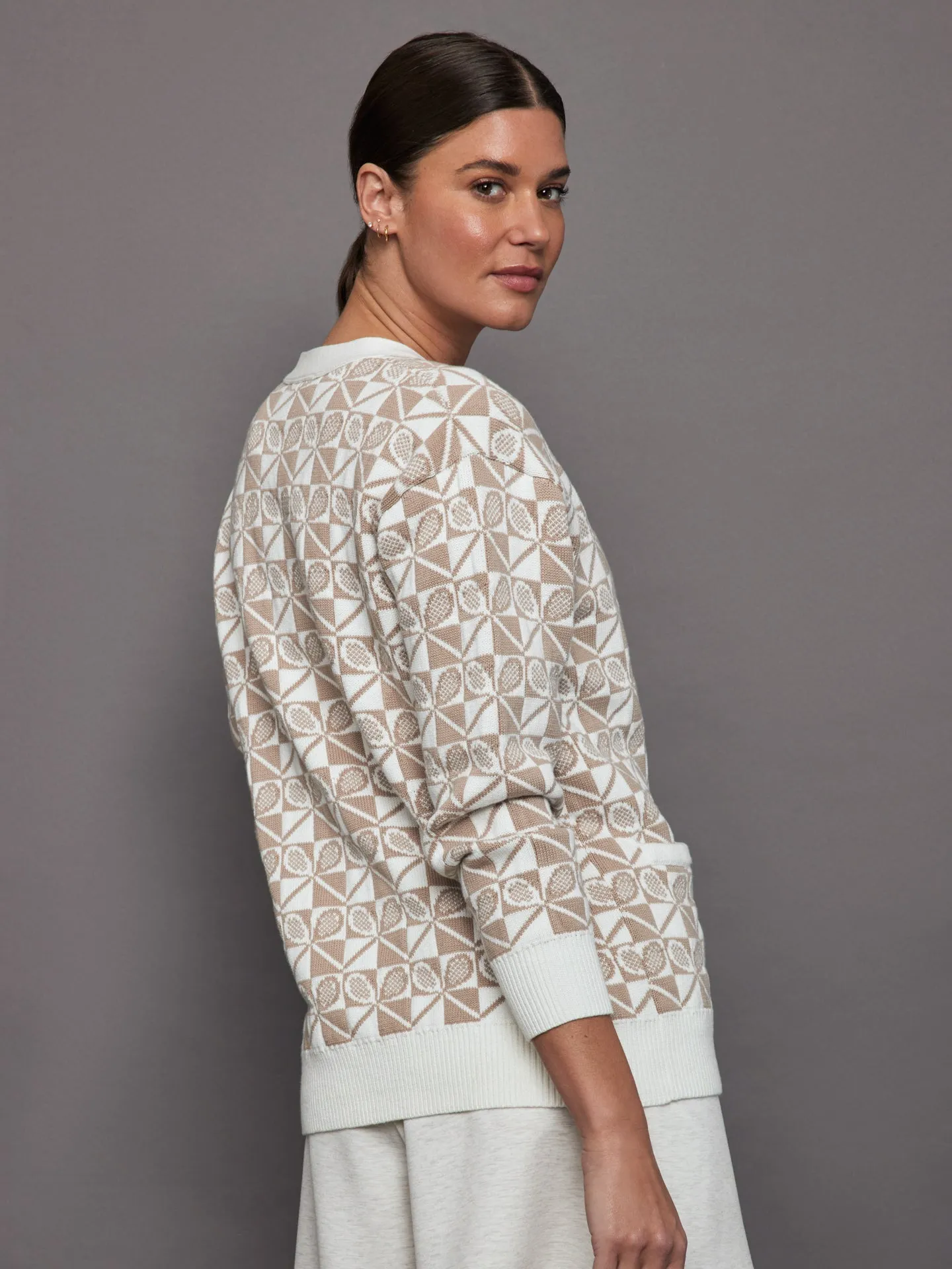 Boulevard Piper Knit Cardigan - Natural sold by Carbon38 product image thumbnail 4