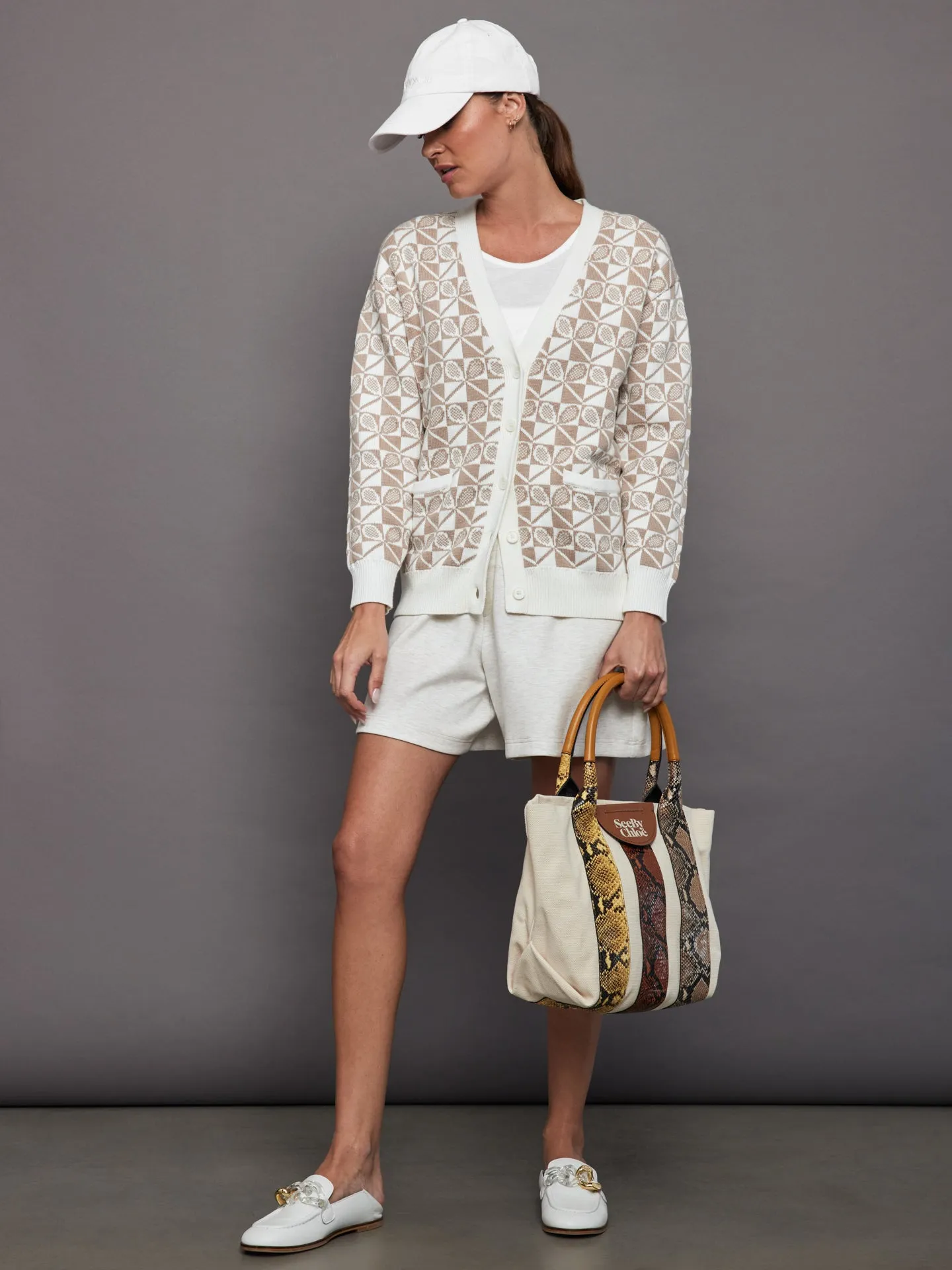 Boulevard Piper Knit Cardigan - Natural sold by Carbon38 product image thumbnail 2