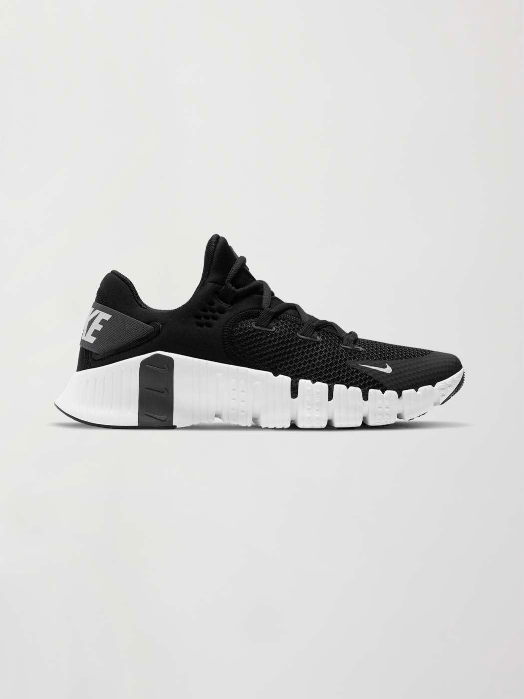 Men's Nike Free Metcon 4 - BLACK/BLACK-IRON GREY-VOLT sold by Carbon38