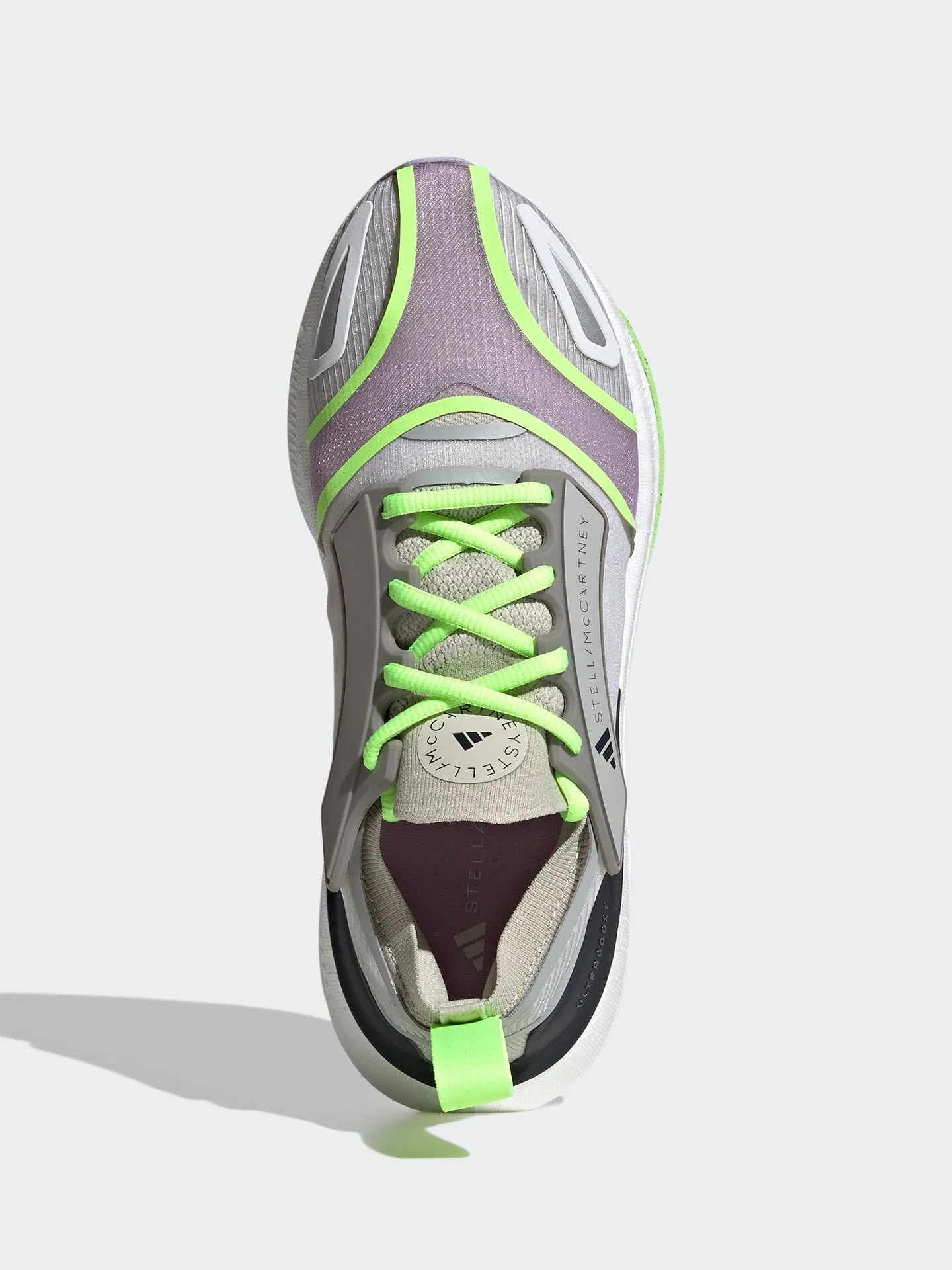 aSMC Ultraboost 23 lower footprint - gobi/semi flash green/purple glow sold by Carbon38 product image thumbnail 5