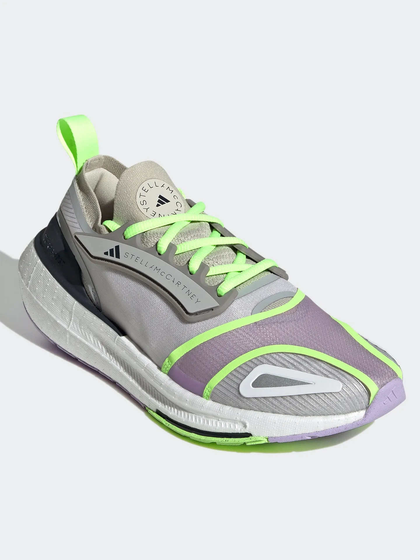 aSMC Ultraboost 23 lower footprint - gobi/semi flash green/purple glow sold by Carbon38 product image thumbnail 4