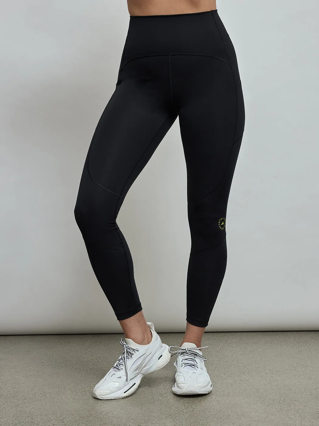 Adidas By Stella Mccartney Truepurpose Training 7/8 Tight - Black/Shock Yellow sold by Carbon38