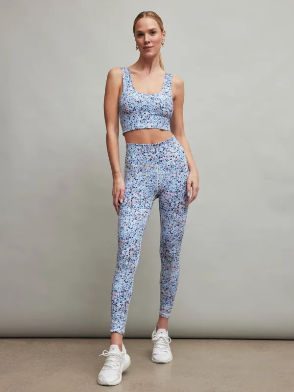 Terrazzo TLC Crop Top - BLUE/MULTI sold by Carbon38