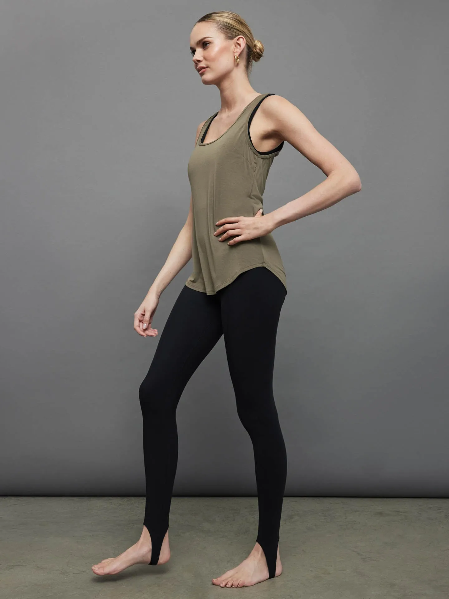 Julie Tank - OLIVE sold by Carbon38 product image thumbnail 3