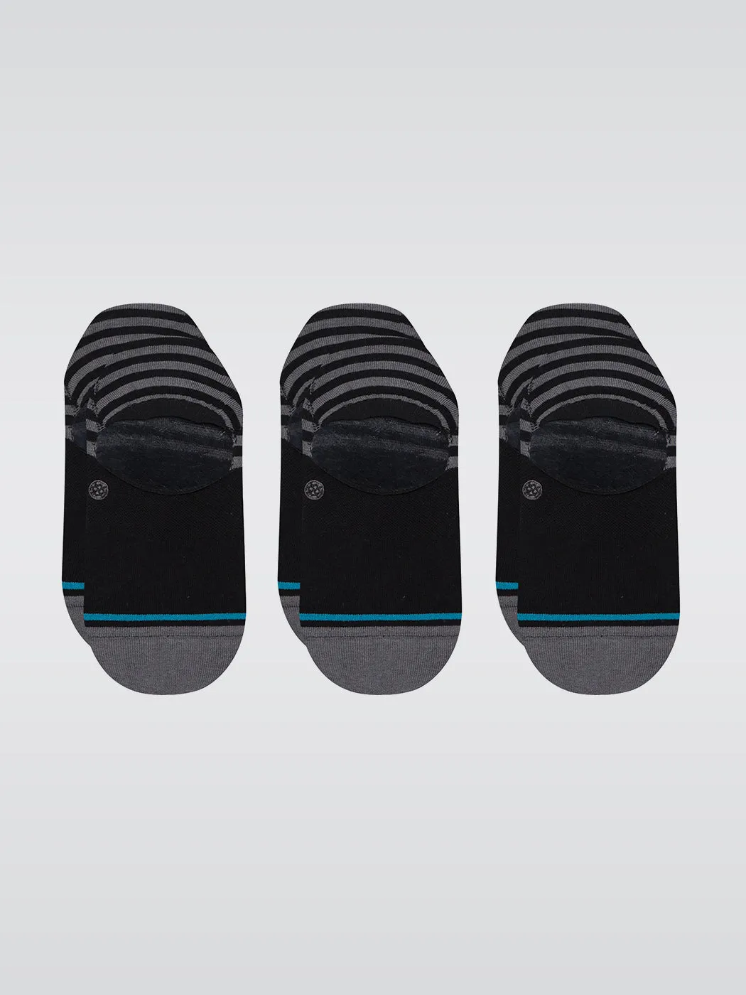 Sensible 3 Pack No-Show Socks - Black sold by Carbon38