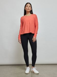Featherweight Daydreamer Pullover - Fresh Coral Heather sold by Carbon38