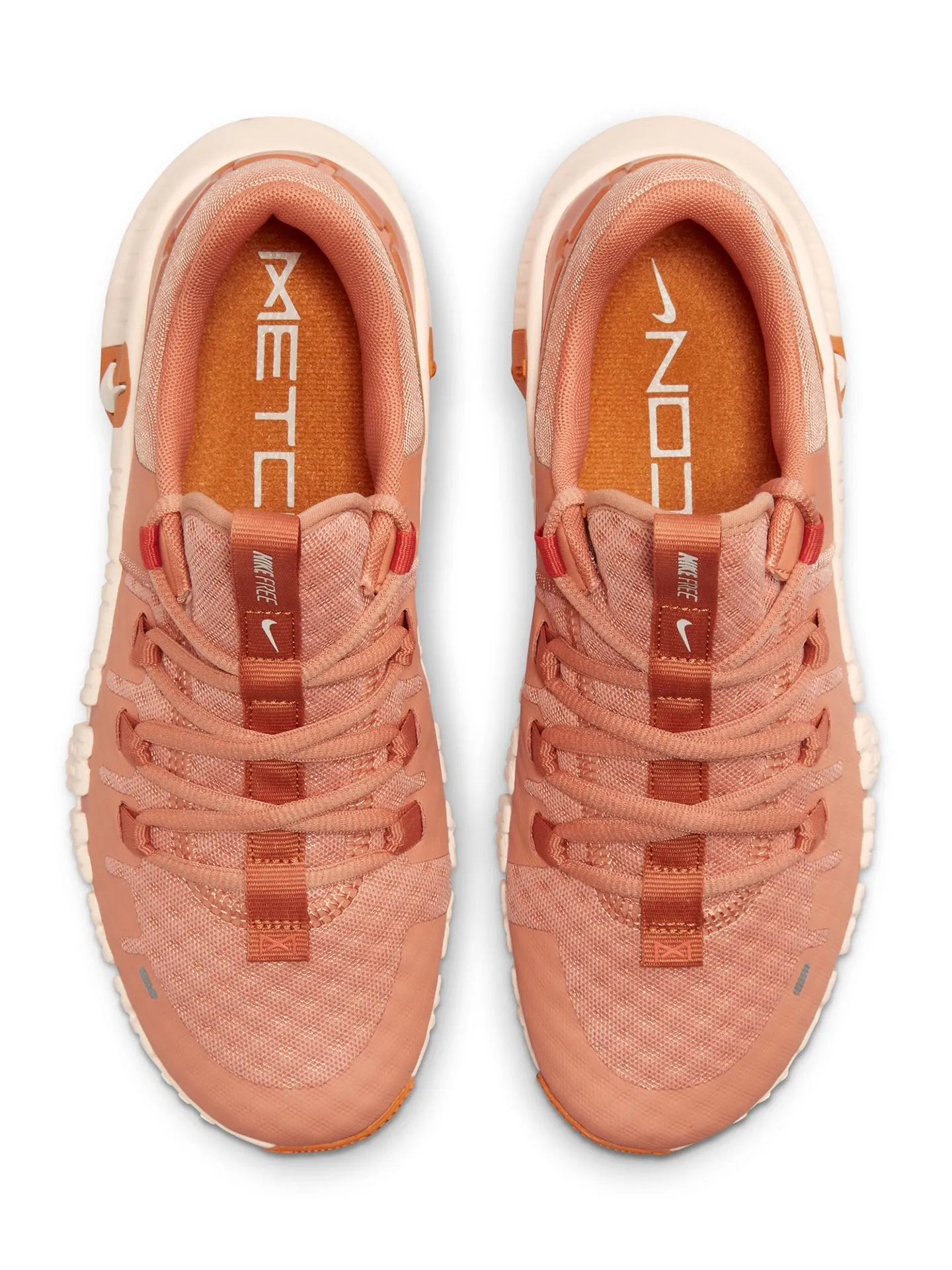 Nike Free Metcon 5 - AMBER BROWN/CAMPFIRE ORANGE-GUAVA ICE sold by Carbon38 product image thumbnail 4