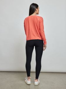 Featherweight Daydreamer Pullover - Fresh Coral Heather sold by Carbon38