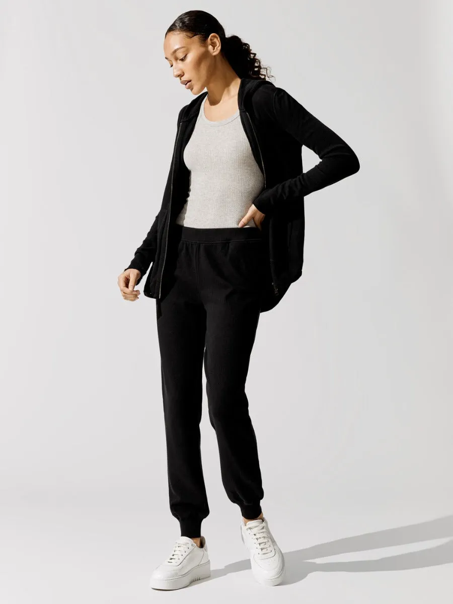 French Terry Slim Sweatpant - Black sold by Carbon38 product image thumbnail 5