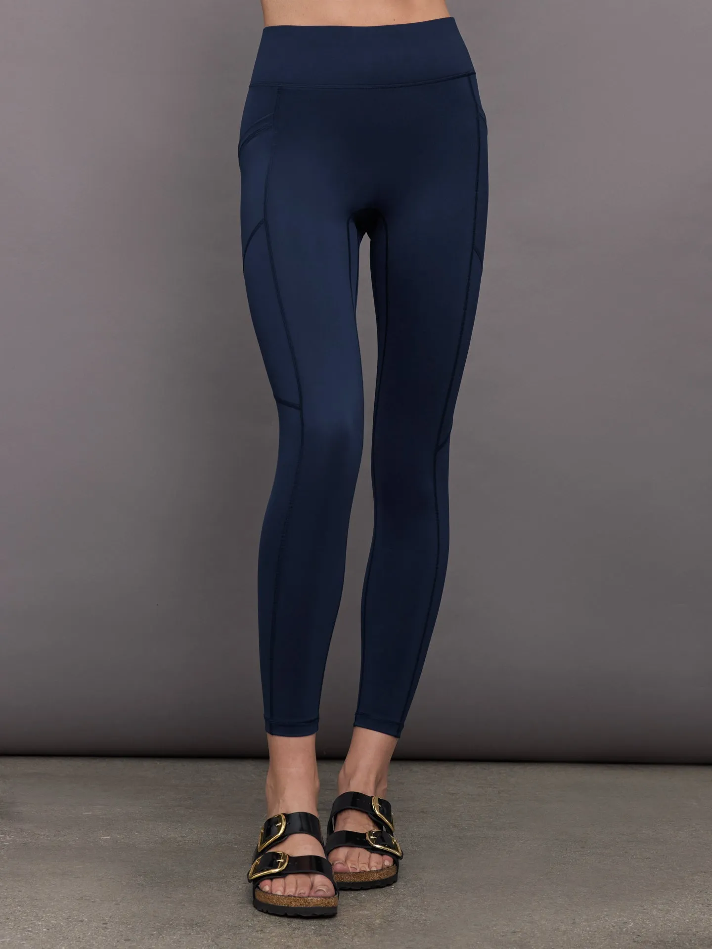 Center Stage Pocket Legging - Dark Navy sold by Carbon38