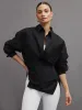 Oversized Button Up Shirt - Black sold by Carbon38