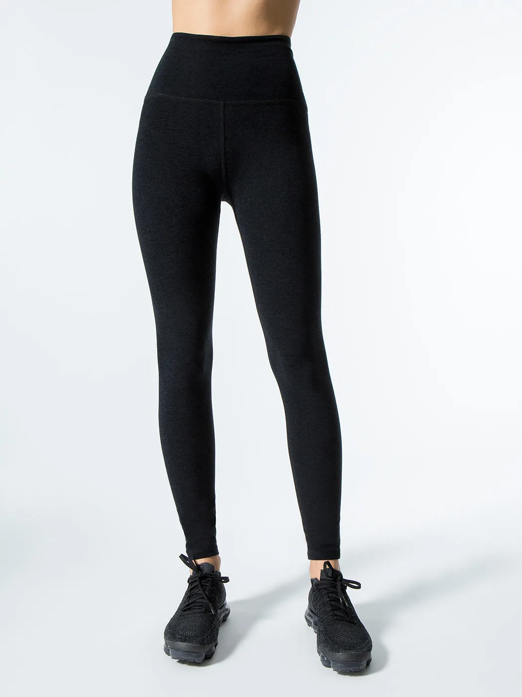 High Waisted Midi Legging - Darkest Night sold by Carbon38 product image thumbnail 3