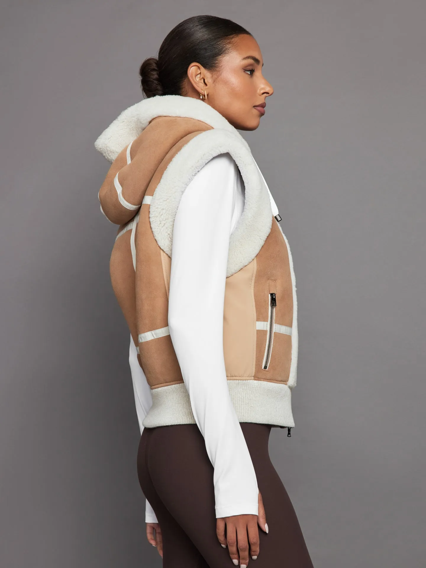 Feli Gilet - Curly Lamb Suede sold by Carbon38 product image thumbnail 2