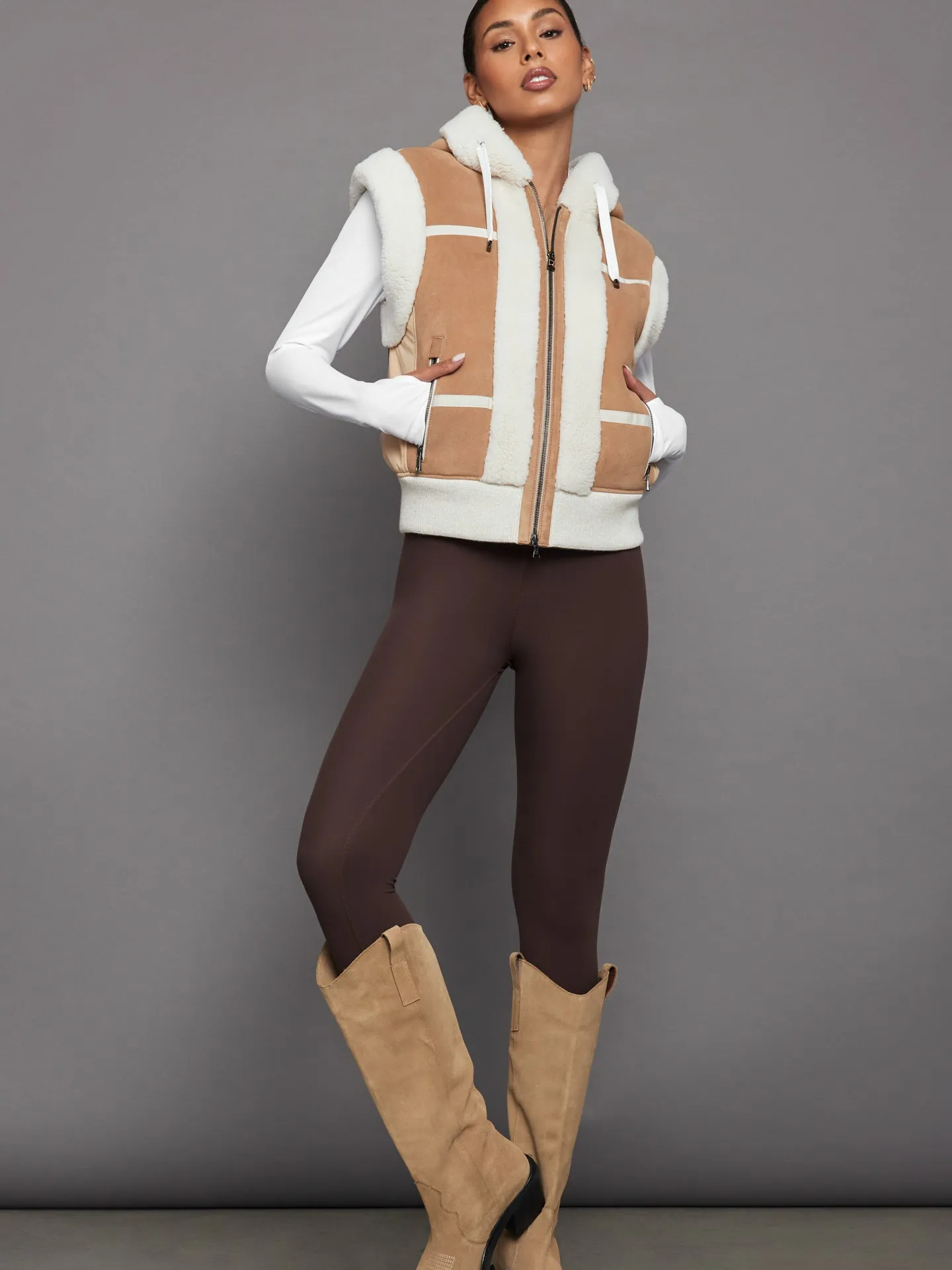 Feli Gilet - Curly Lamb Suede sold by Carbon38 product image thumbnail 5