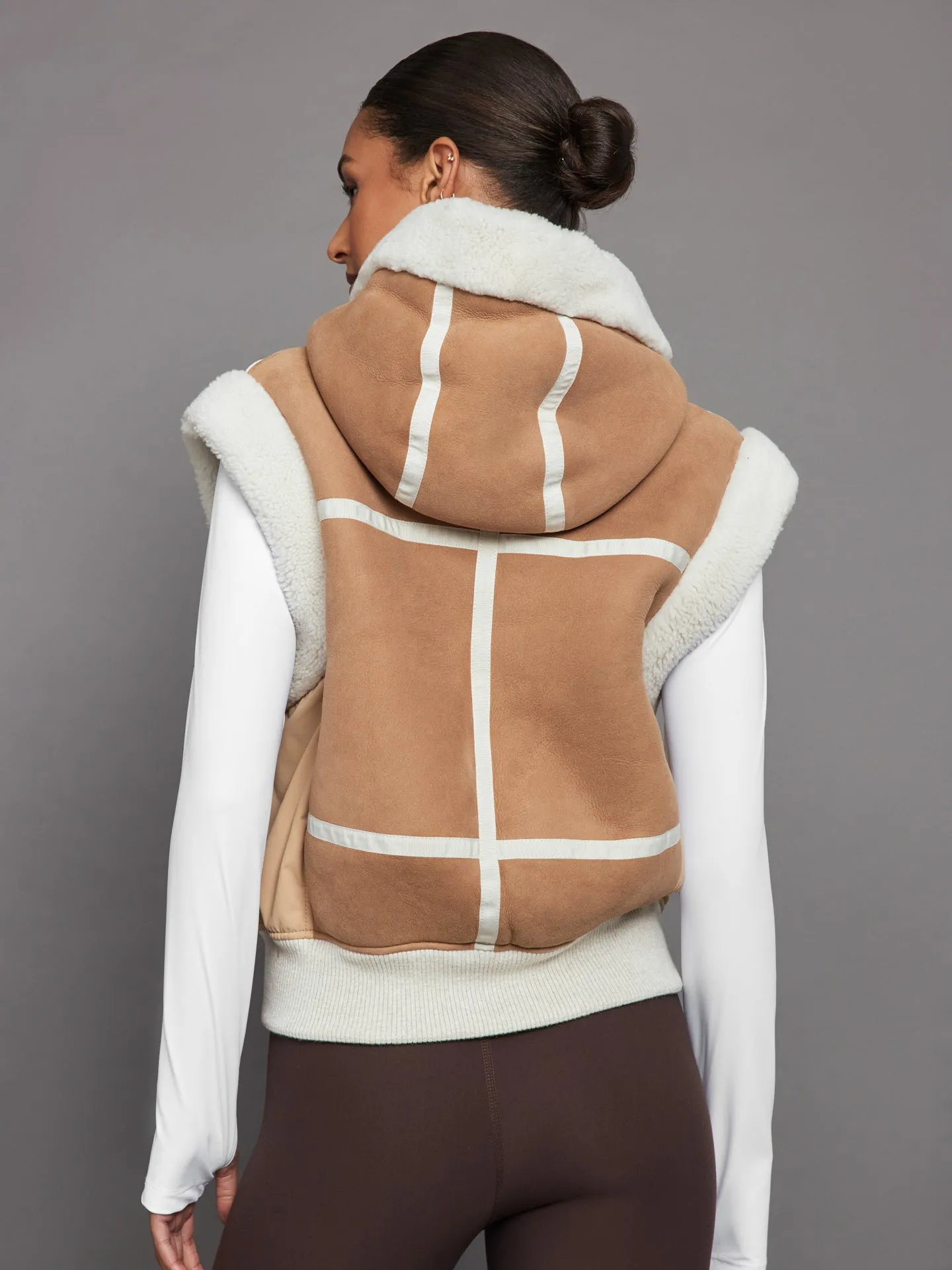 Feli Gilet - Curly Lamb Suede sold by Carbon38 product image thumbnail 3