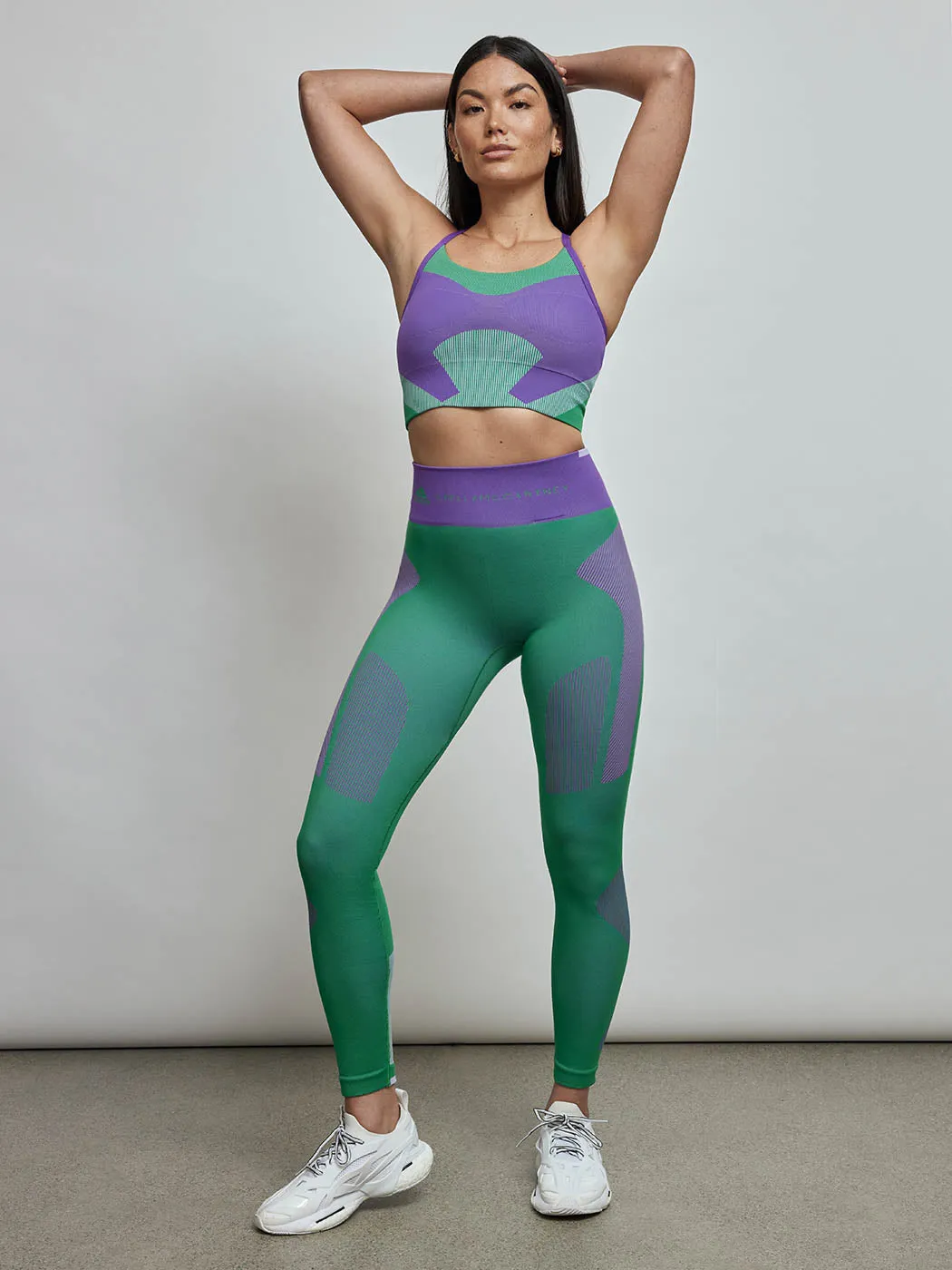 Asmc Truestrength Seamless Tight - Green/Active Purple/Shift Purple sold by Carbon38