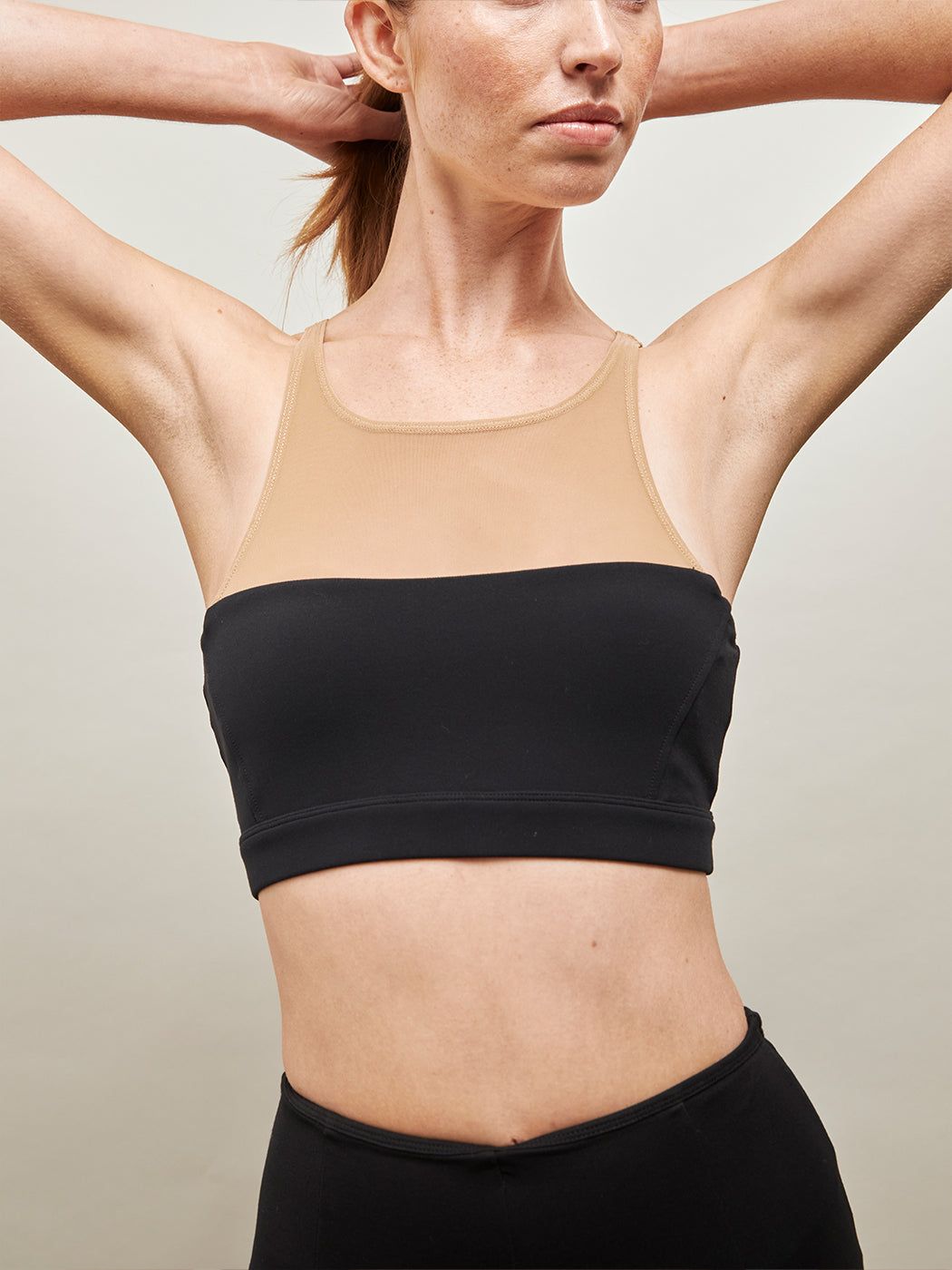 MESH RACERBACK BRA - BLACK sold by Carbon38 product image thumbnail 5