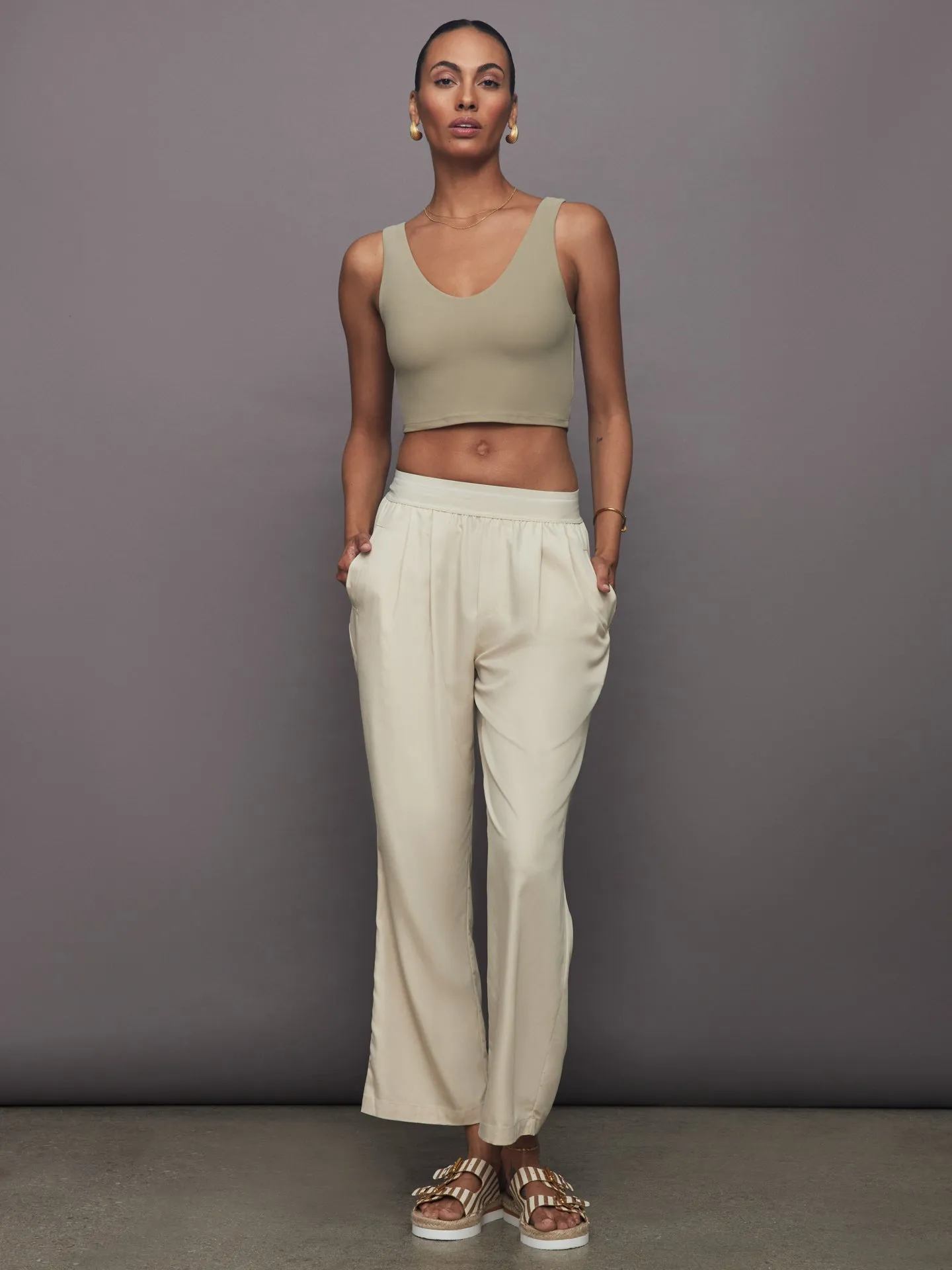 Riggs Loose Fit Pant 29" - Oyster Grey sold by Carbon38