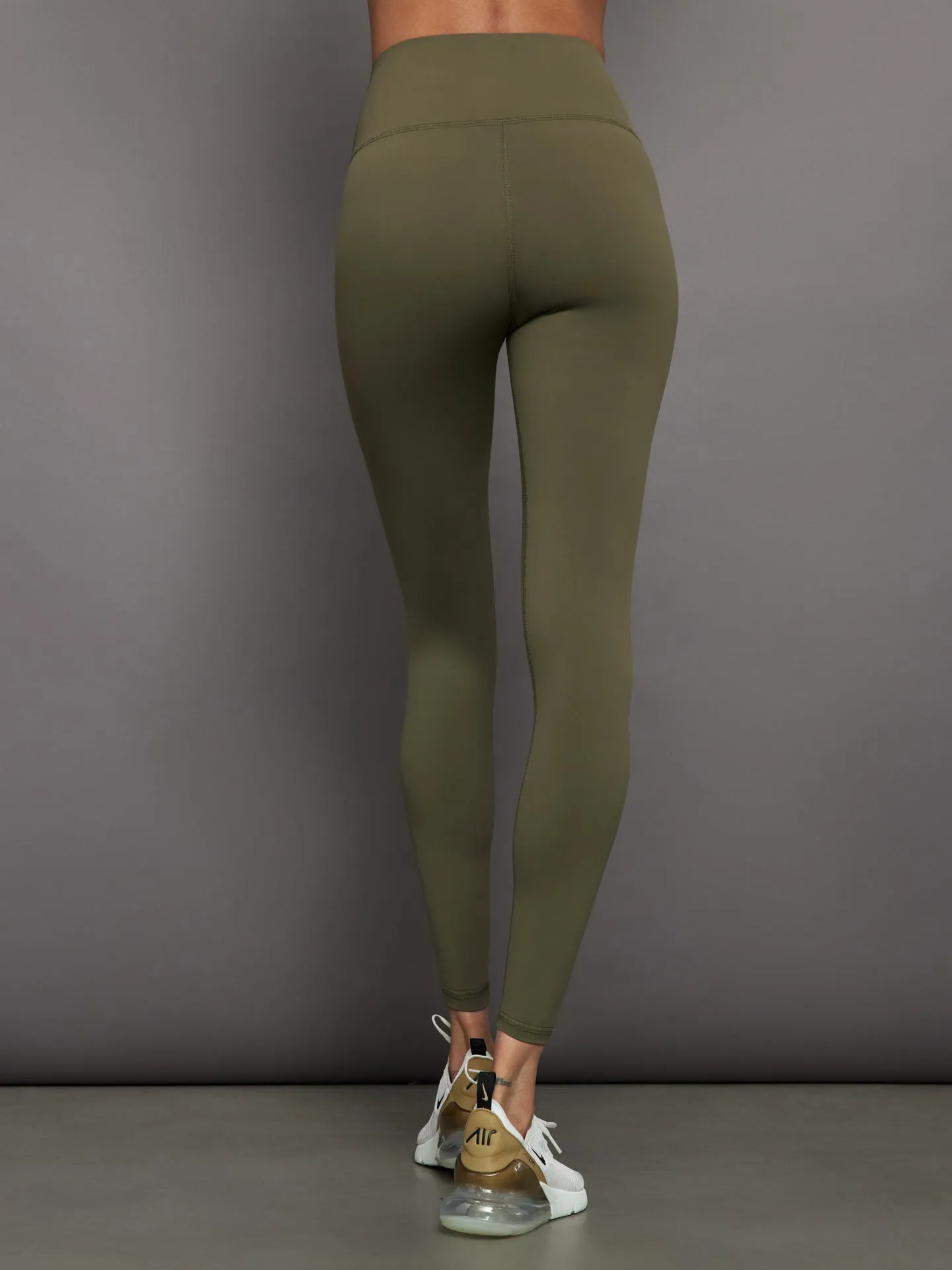 High Rise Full-Length Legging in Diamond Compression - Olive sold by Carbon38 product image thumbnail 2