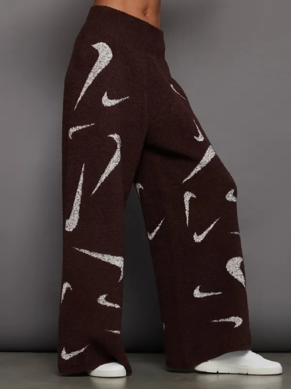 Nike Sportswear Phoenix Cozy Boucle Pant- LT Orewood Brn/Medium Ash sold by Carbon38