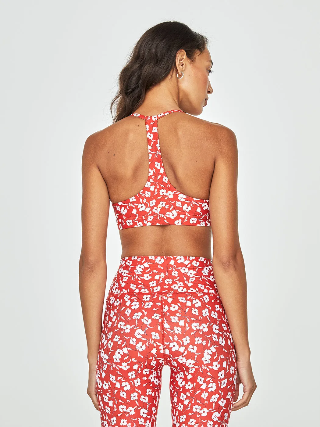 Studio T-Back Bra - Verona Floral Print sold by Carbon38