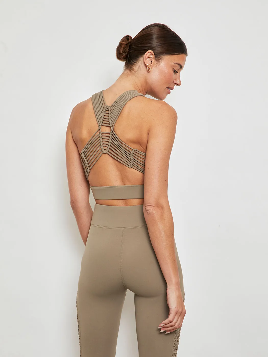 Sayang Macrame Bra in Melt - Mushroom sold by Carbon38 product image thumbnail 3