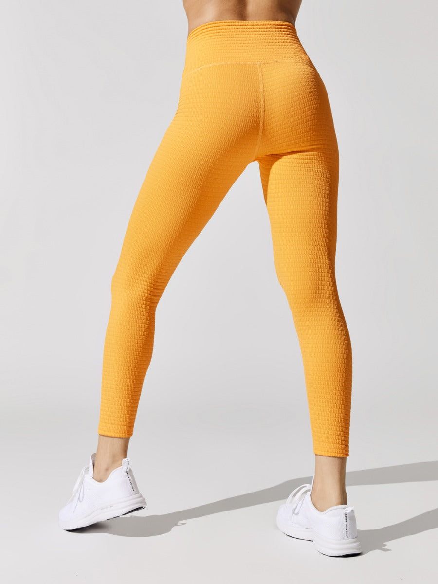 Jacquard High Rise 7/8 Legging - Pale Apricot sold by Carbon38 product image thumbnail 4