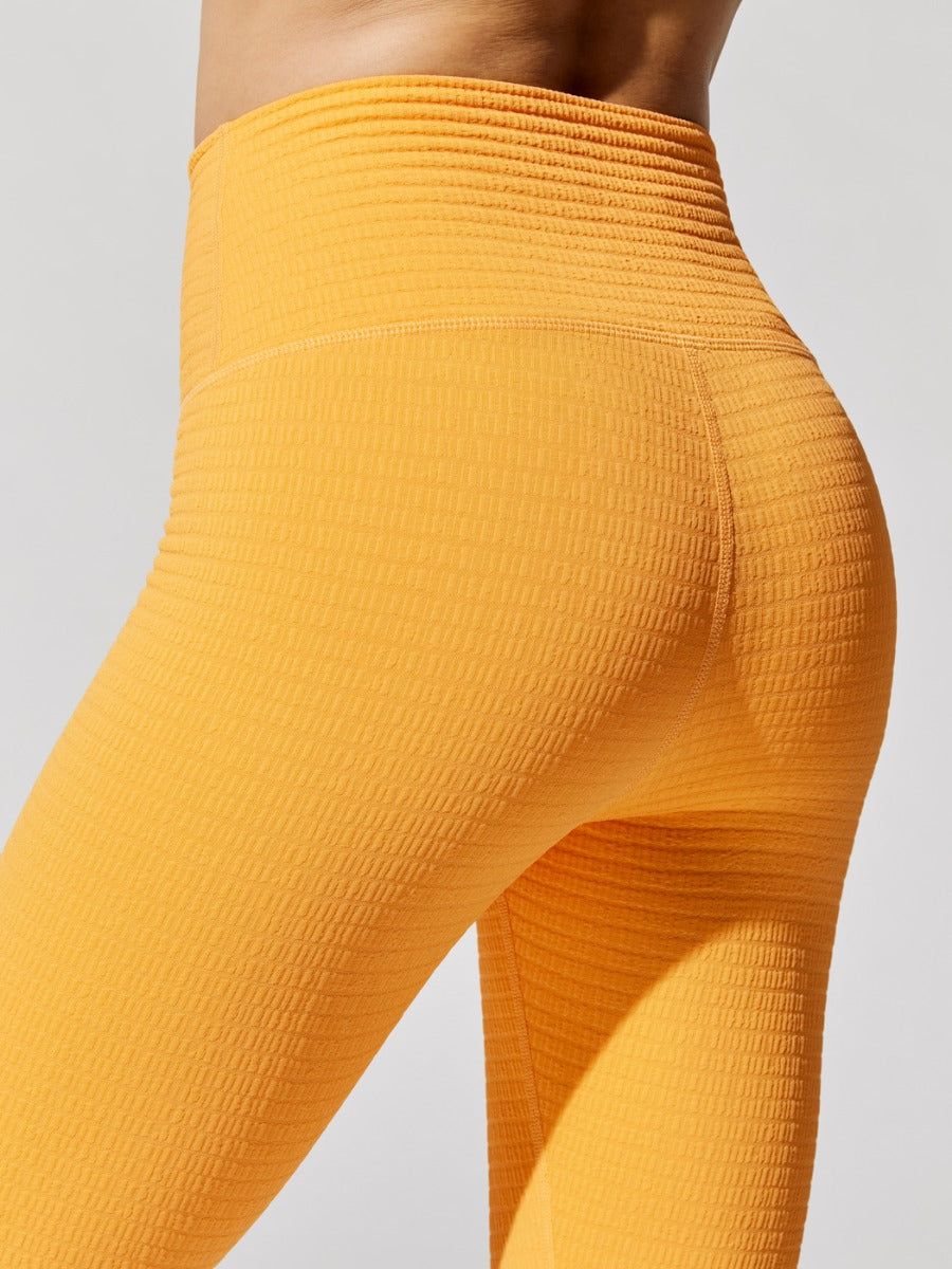 Jacquard High Rise 7/8 Legging - Pale Apricot sold by Carbon38 product image thumbnail 5