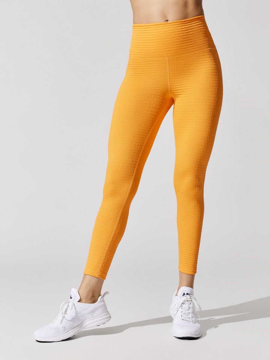 Jacquard High Rise 7/8 Legging - Pale Apricot sold by Carbon38 product image thumbnail 2
