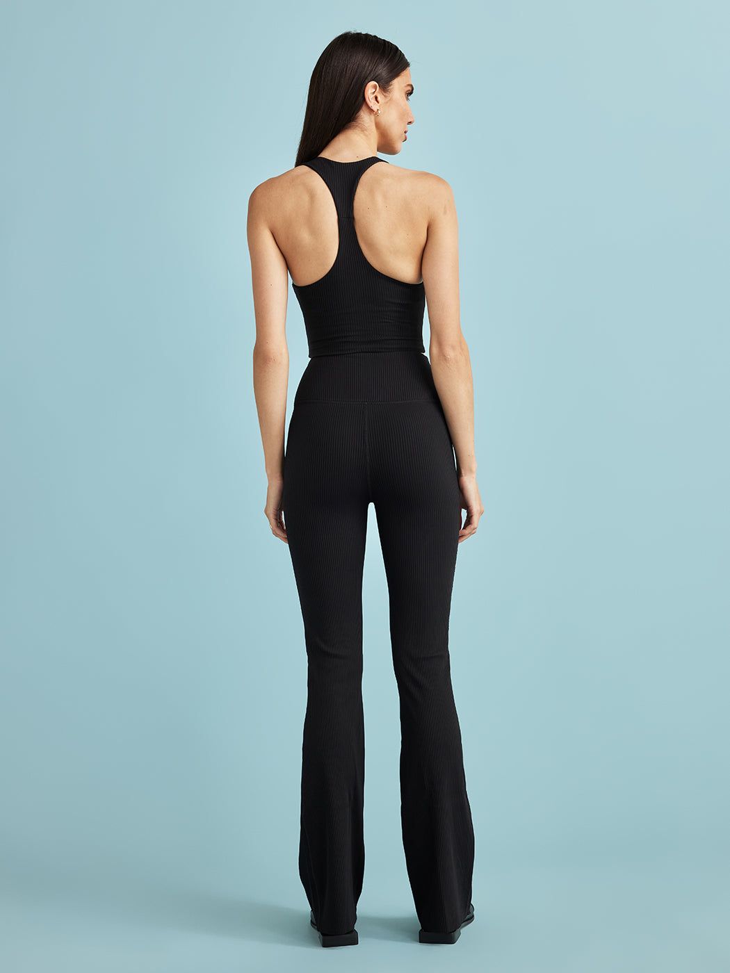 Cut Out Halter Neck Ribbed Cami - Black sold by Carbon38 product image thumbnail 3