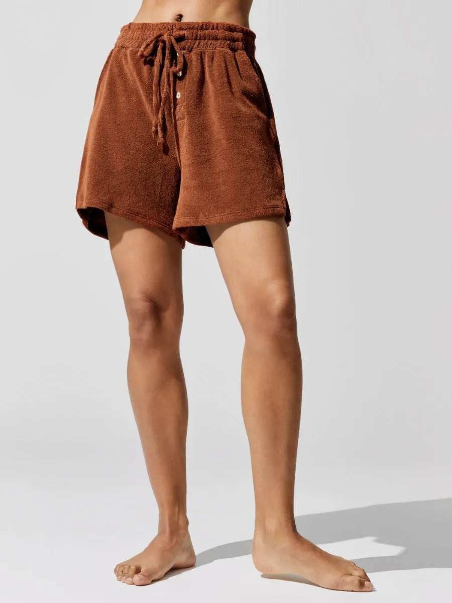 Terry Henley Short - Cinnamon sold by Carbon38