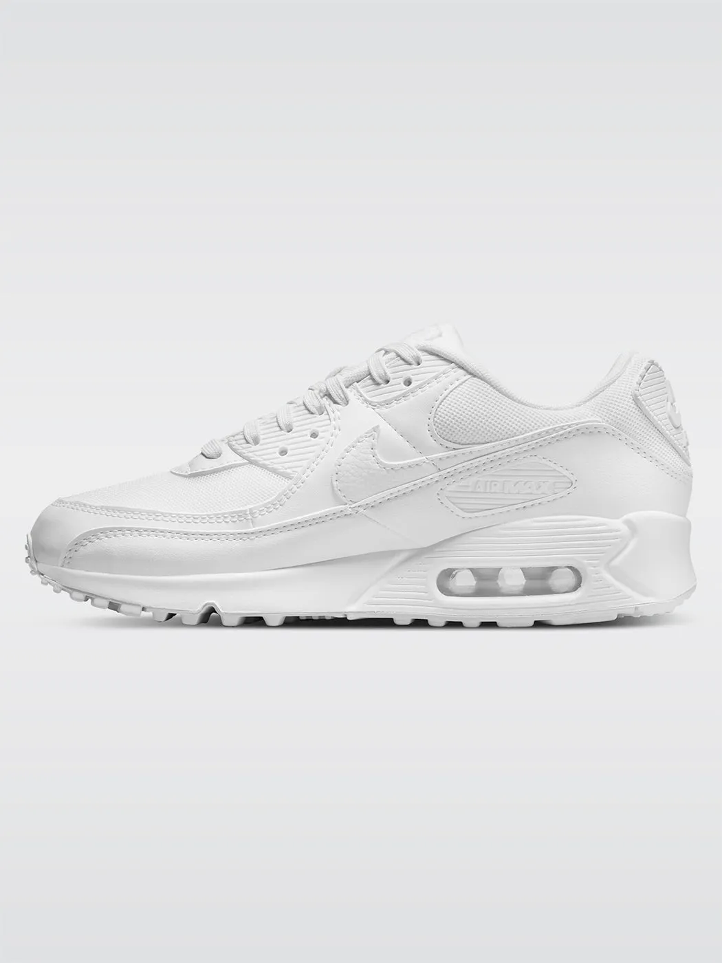 Nike Air Max 90 Sneaker - White-White-White sold by Carbon38 product image thumbnail 2