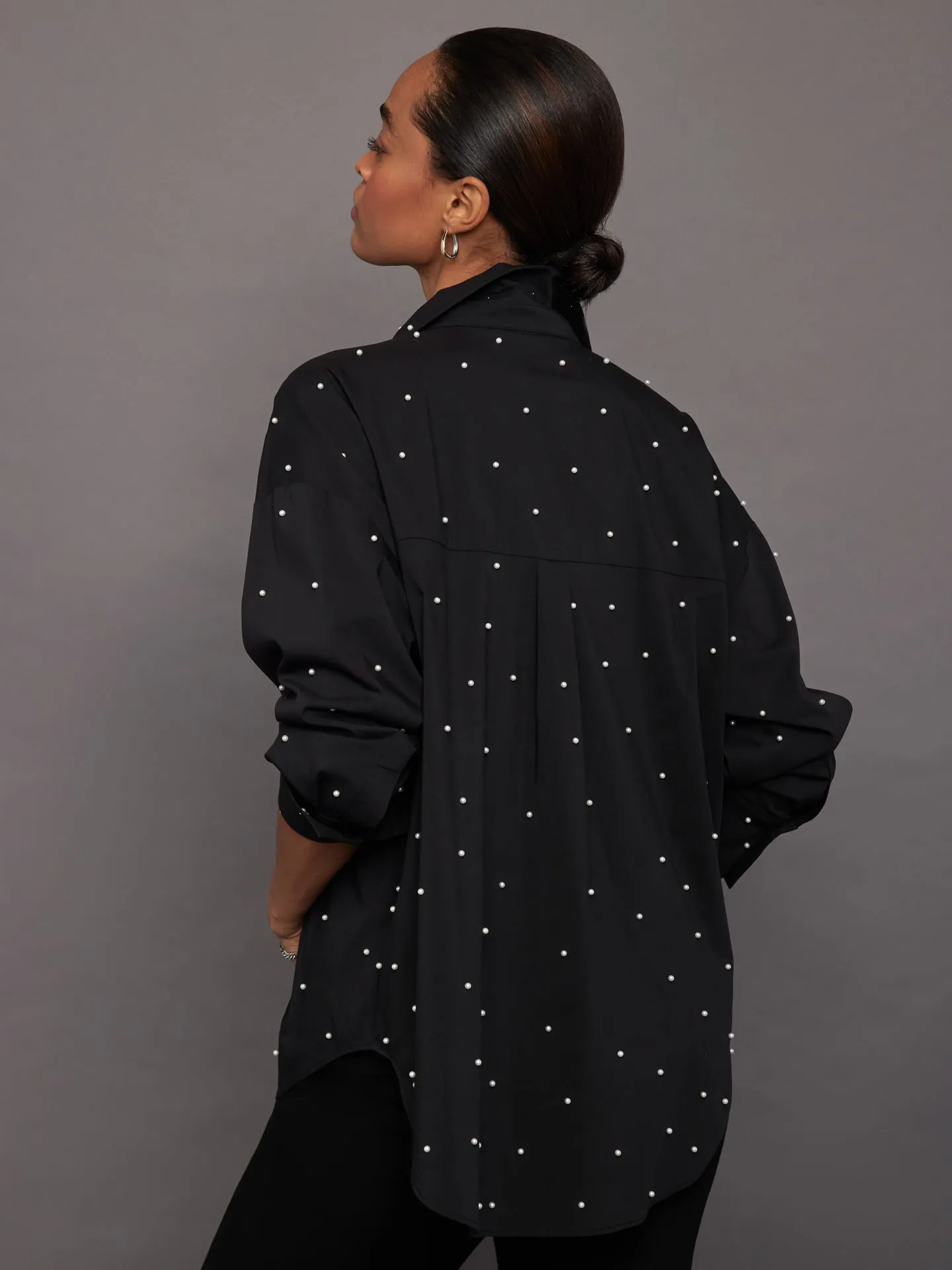 Echo Pearly Shirt - Black sold by Carbon38 product image thumbnail 3