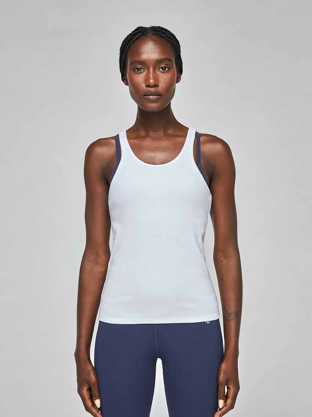 April Tank - White sold by Carbon38