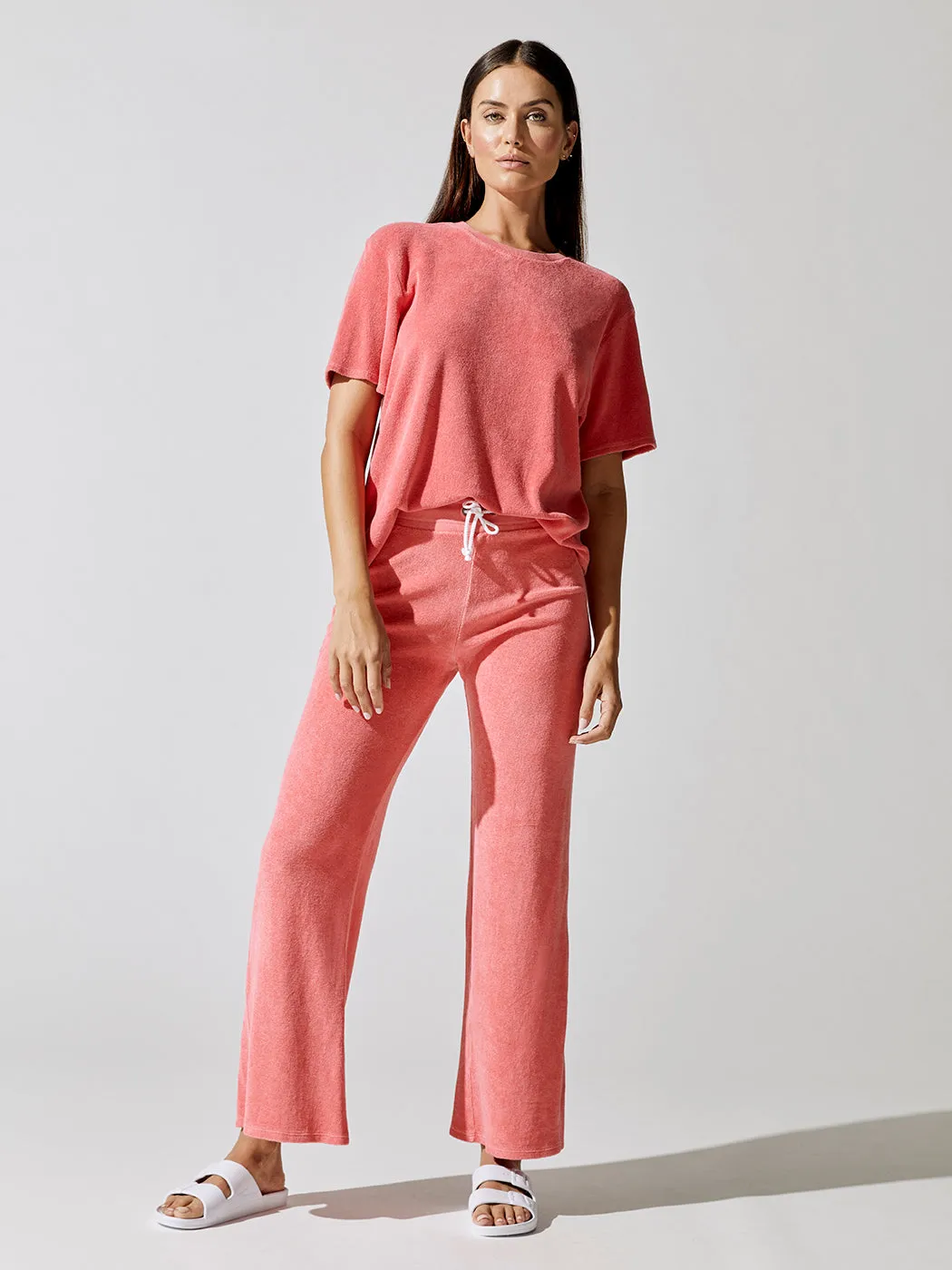 Donna Loop Terry Oversized Tee - Strawberry sold by Carbon38 product image thumbnail 3