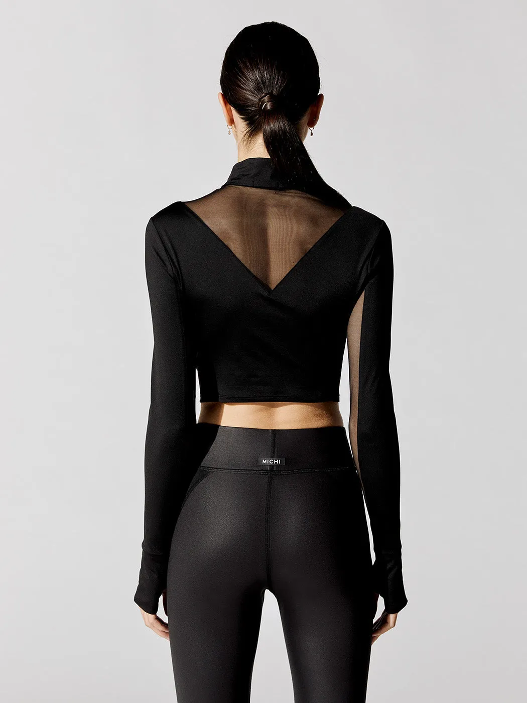 Moonwalk Mesh Long Sleeve - Black sold by Carbon38 product image thumbnail 2