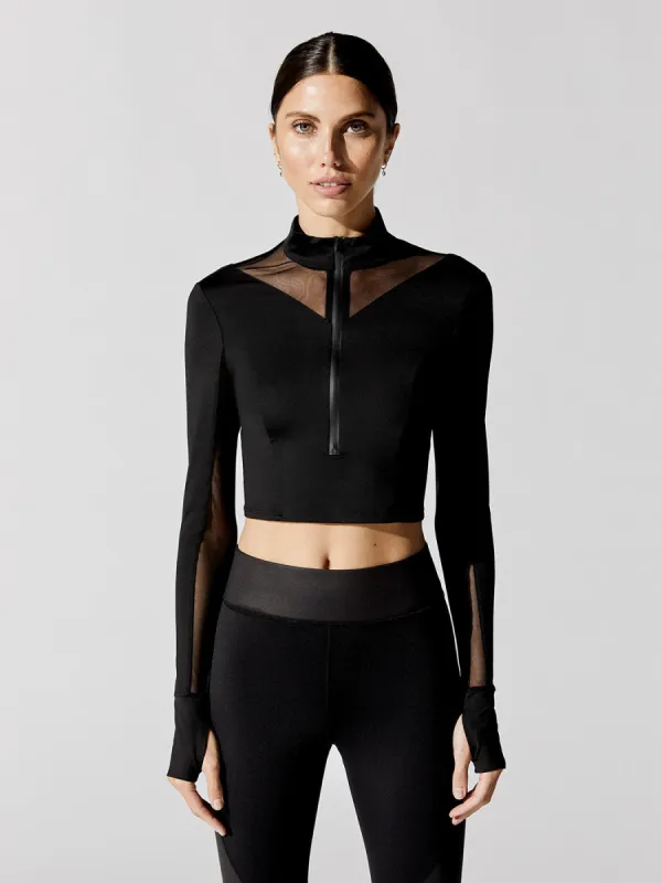 Moonwalk Mesh Long Sleeve - Black made by MICHI