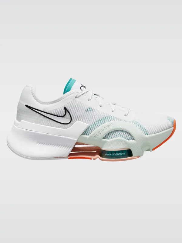 Nike Air Zoom SuperRep 3 - White-Black-Washed Teal-Barely Green sold by Carbon38