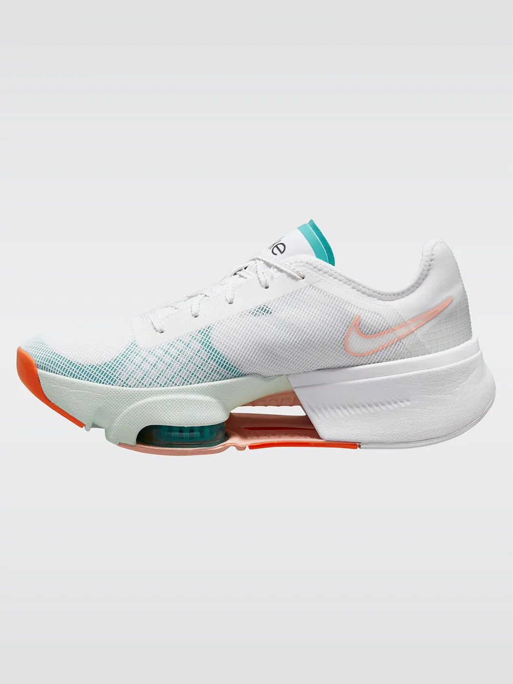 Nike Air Zoom SuperRep 3 - White-Black-Washed Teal-Barely Green sold by Carbon38 product image thumbnail 2