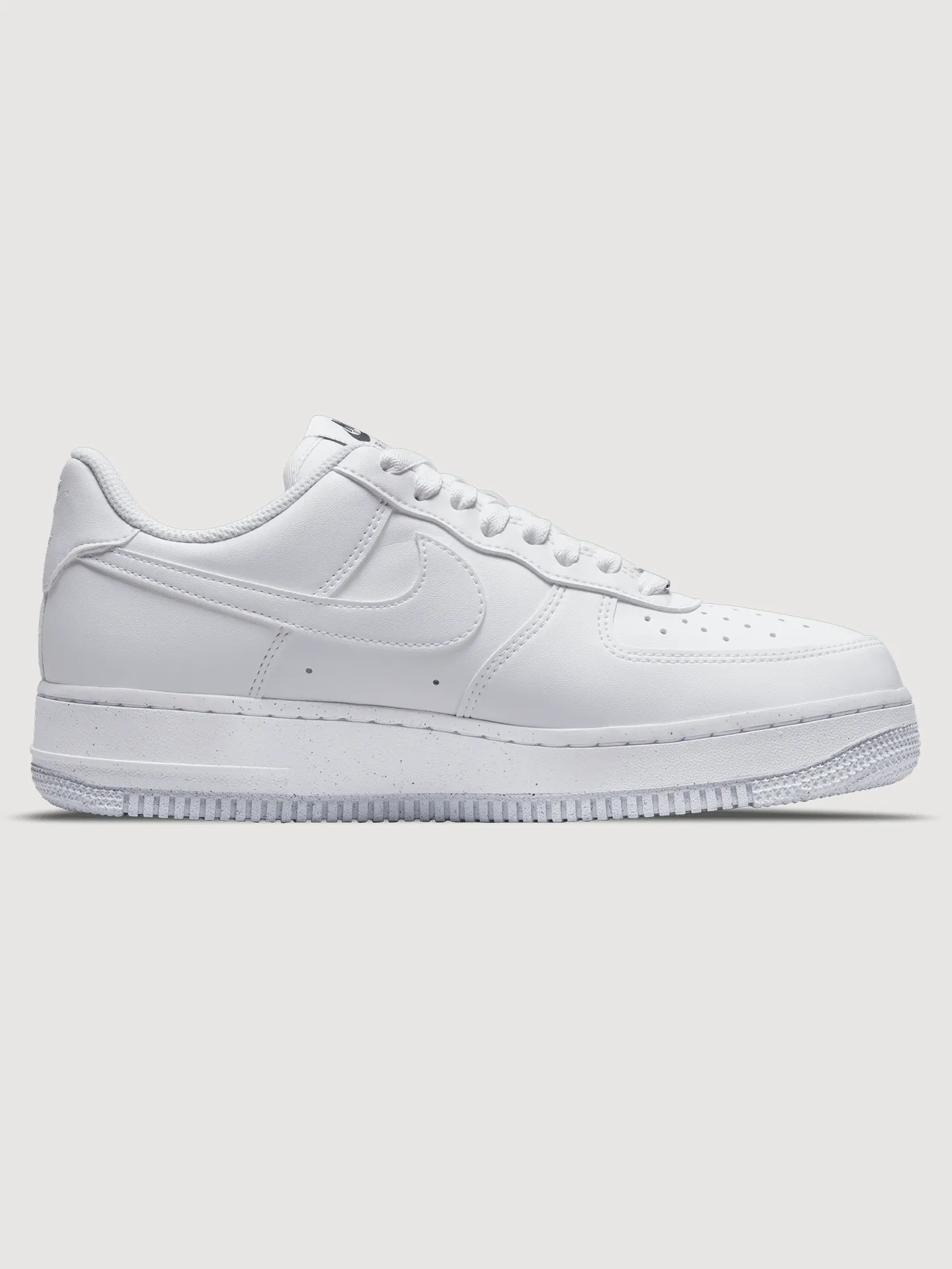 Nike Air Force 1 '07 Next Nature - WHITE/WHITE-BLACK-METALLIC SILVER sold by Carbon38