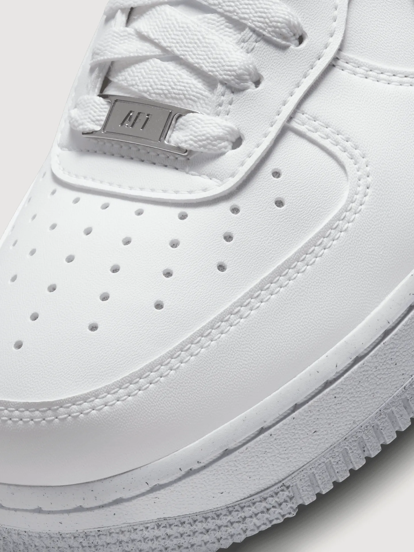 Nike Air Force 1 '07 Next Nature - WHITE/WHITE-BLACK-METALLIC SILVER sold by Carbon38 product image thumbnail 3