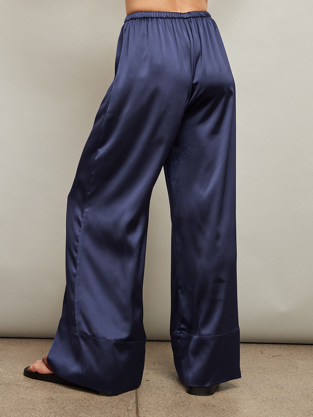 Satin Wide Leg Pant - Evening Blue sold by Carbon38 product image thumbnail 3
