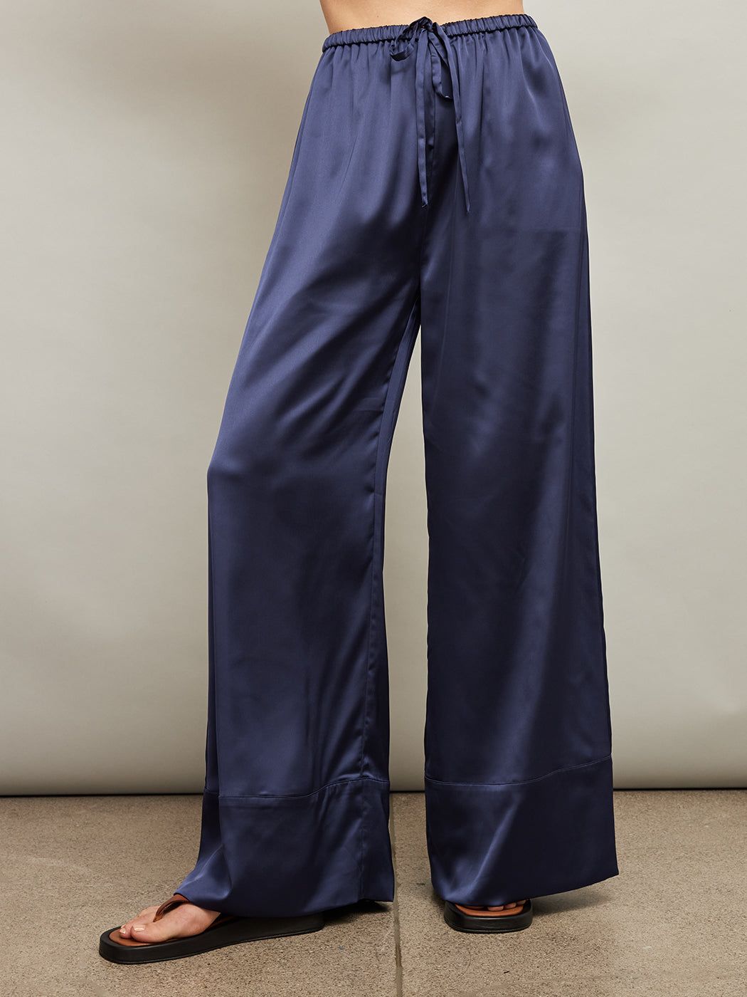 Satin Wide Leg Pant - Evening Blue sold by Carbon38 product image thumbnail 2