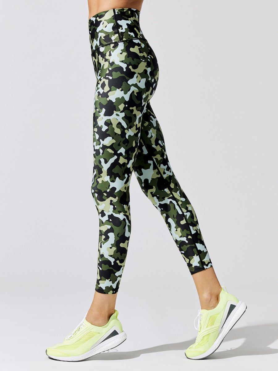 Printed High Rise 7/8 Legging - Refreshing Camo sold by Carbon38