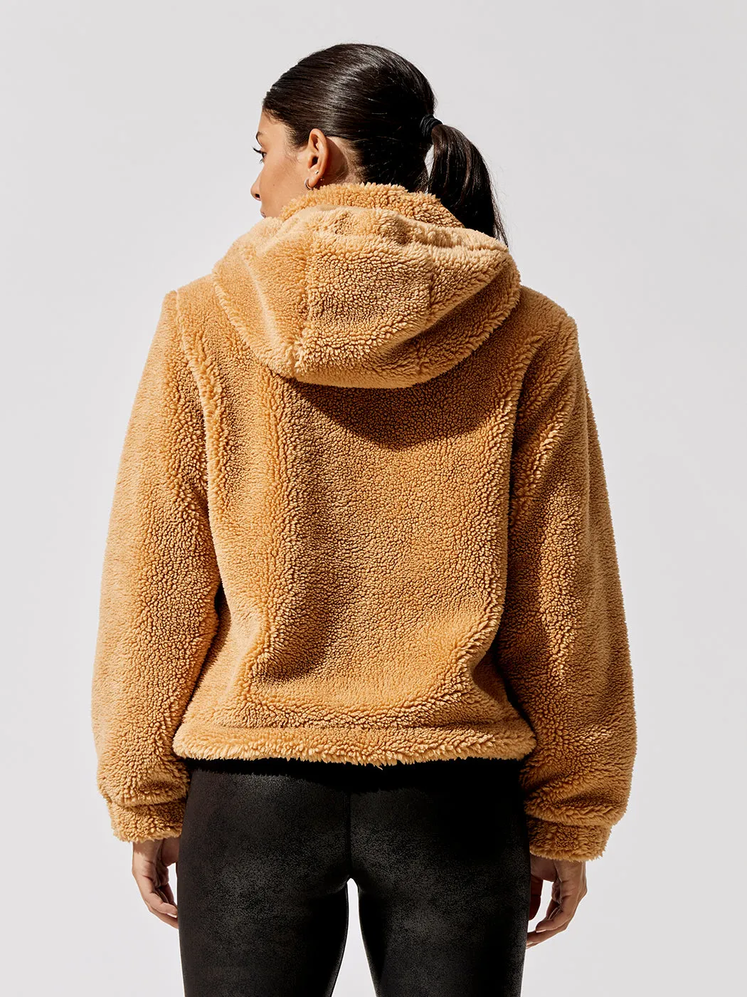 Teddy Zip Up Jacket With Hood - Roots sold by Carbon38 product image thumbnail 3