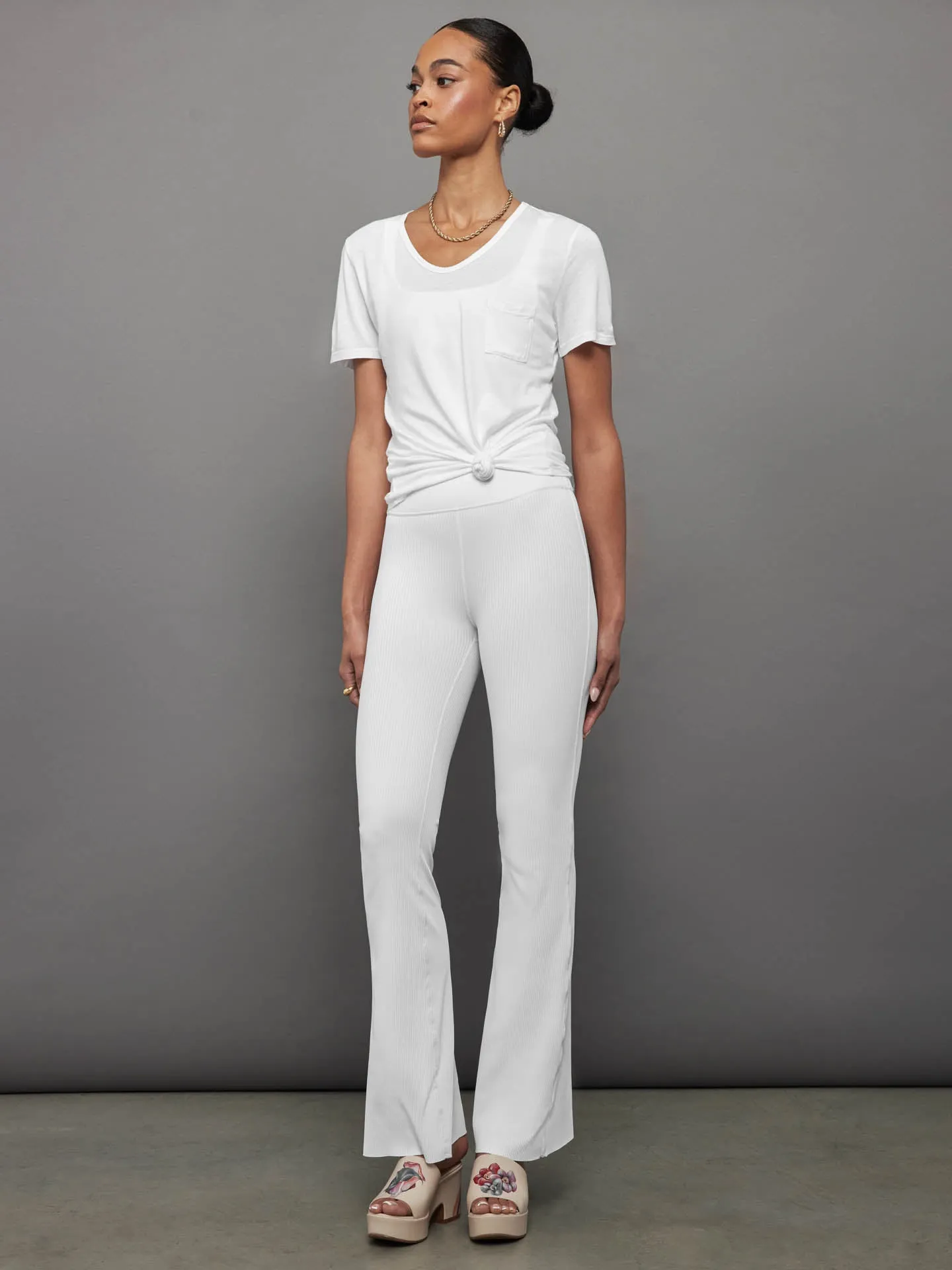 Short Sleeve Pocket Tee - White sold by Carbon38 product image thumbnail 4