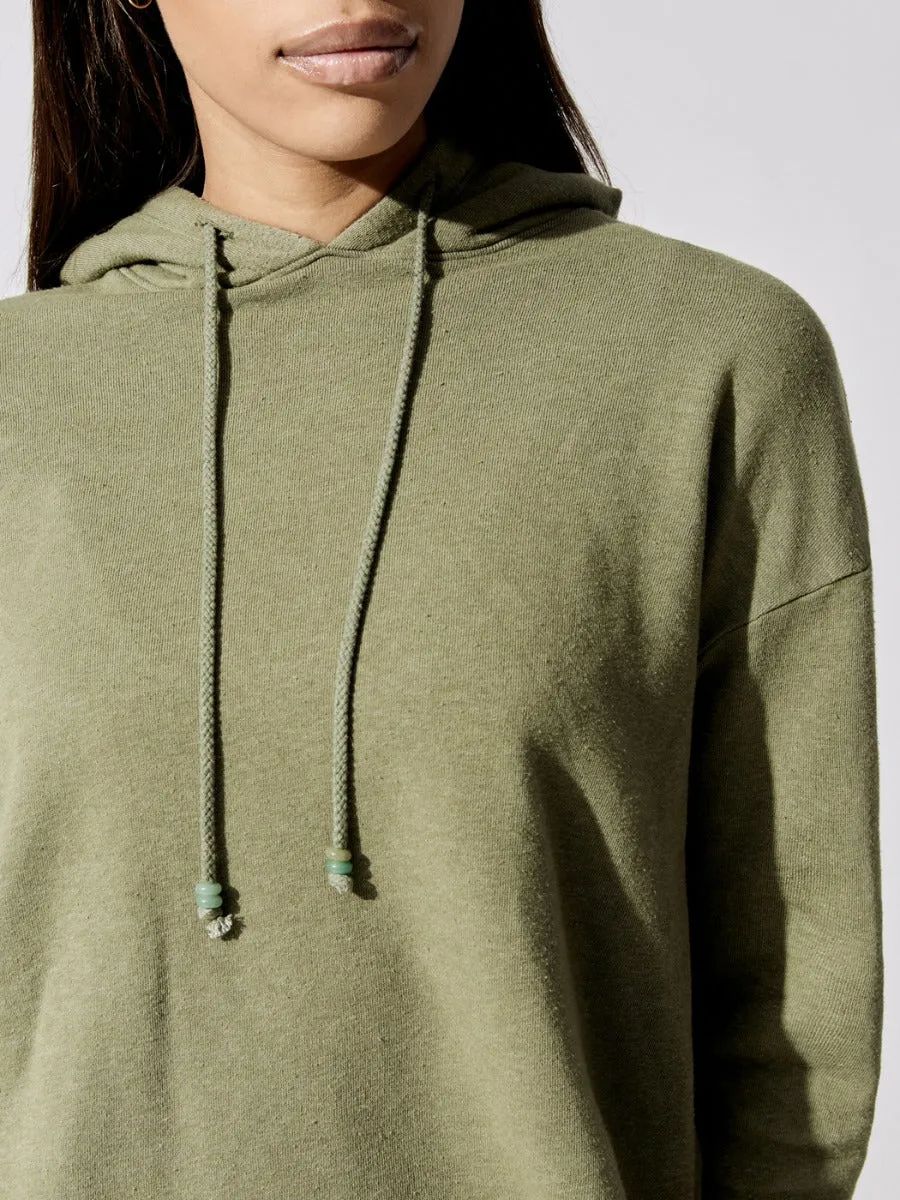 Vintage Fleece Gem Hoodie - Basil With Jade sold by Carbon38 product image thumbnail 2