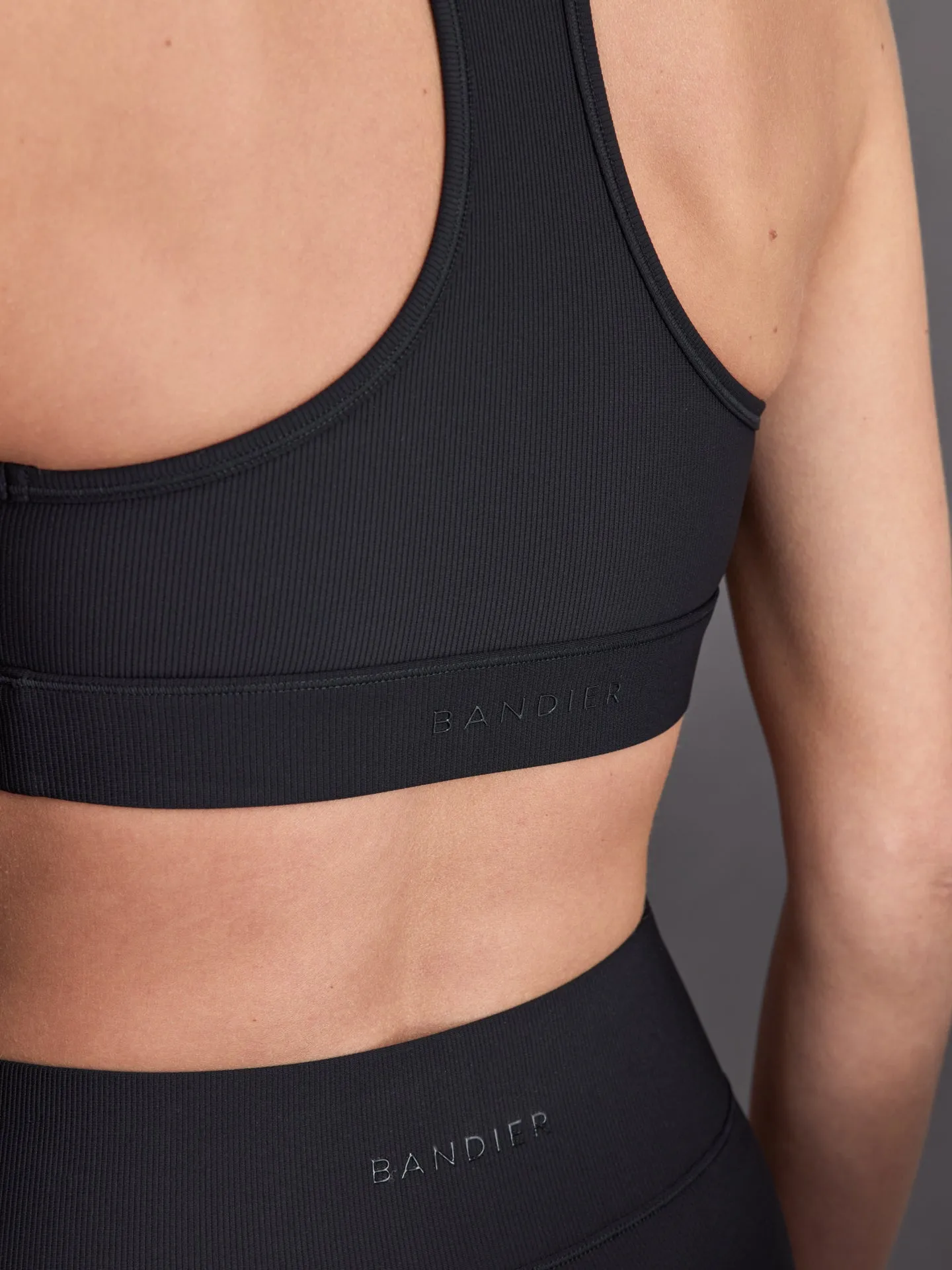 Center Stage Rib Bra - Black sold by Carbon38 product image thumbnail 5