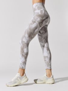 Super Soft Tie Dye 7/8 Legging - Oyster Grey Tonal sold by Carbon38